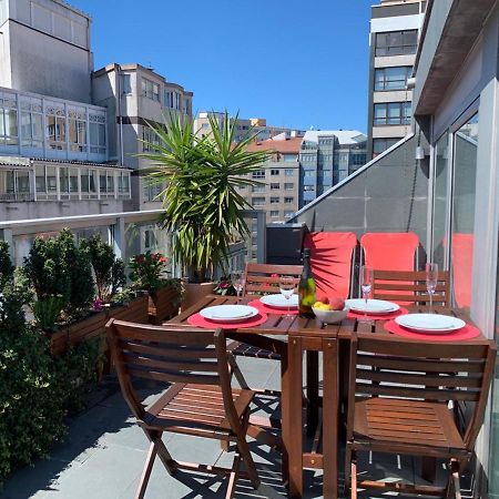 Penthouse With Terrace And Views Near Oza'S Beach Leilighet La Coruña Eksteriør bilde